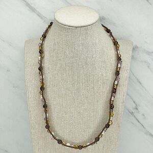 Ladder Beaded Abalone Shell Toggle Wrap Bracelet